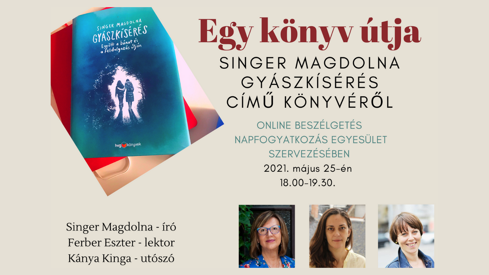 Egy könyv útja - online beszélgetés